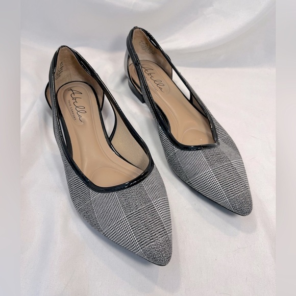 Abella Shoes - Abella True Comfort “Rylan” Black & white Plaid Flats